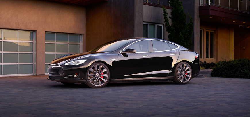 A Tesla electric vehicle. The US company has presented a similar car to Prime Minister Abdullah Ensour, as Jordan seeks to promote the adoption of environment-friendly vehicles (Photo courtesy of Tesla Motors)